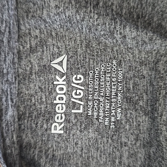 Reebok Gray Long Sleeve Top - Picture 7 of 8